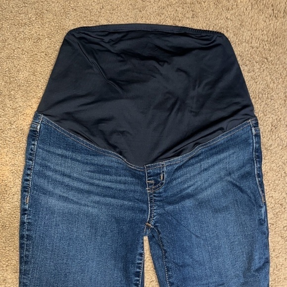 Madewell Maternity Over-the-Belly Skinny Jeans Blue Coronet Wash 25 - Picture 5 of 10